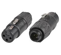 ADATTATORE, 3P, XLR FEMMINA-TINY XLR FEMMINA RA3FT-B (REAN) Qtà X 1
