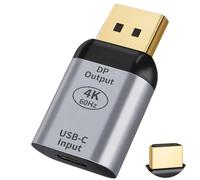 Adattatore 4K 60Hz compatibile con porte USB-C e schermi HDMI, mini adattatore video compatto con modalità specchio ed estensione, finitura grigio argento e connettore oro
