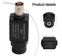 Adattatore 50 Ohm BNC Maschio con Tensione di Ingresso 10V DC per Strumenti di M