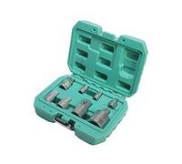 Adattatore 8 pz. 1/4" 3/8" 1/2" & 3/4" di WIESEMANN 1893 I In acciaio Q-30 I Attacco adattatore per interno ed esterno in valigetta I 81482