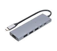 Adattatore 9 in 1 tipo C, adattatore di rete hub multiporta USB C, con interfaccia HDMI 4K, per computer portatili, per Pro, per telefono, per dispositivi di tipo C.
