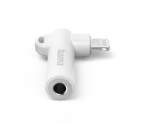 Hama Adattatore 90° Lightning - 3,5 mm Jack, Bianco