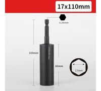 Adattatore a bussola esagonale per cacciaviti, design profondo 110 mm per una maggiore coppia in cacciaviti elettrici (60 mm H17)