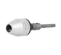 Adattatore a cambio rapido per mandrino autoserrante, campo di serraggio da 0,3 a 3,4 mm, gambo tondo da 2,35 mm per smerigliatrice elettrica mini trapano