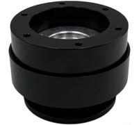 Adattatore a cambio rapido per simulatore di corsa per volante MOZA TURN Direct Drive Base in lega di alluminio, leggero, robusto, controllo preciso, nero e set da 2 pezzi per configurazione