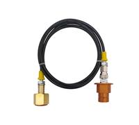 Adattatore a connessione rapida for SODA Maker al serbatoio CO2 esterno Soda Club con tubo da 90 cm DUO Terra Art W21.8-14,CGA320,G3/4(W21.8 Gold)