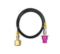 Adattatore a connessione rapida for SODA Maker al serbatoio CO2 esterno Soda Club con tubo da 90 cm DUO Terra Art W21.8-14,CGA320,G3/4(W21.8 Purple)