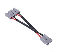 Adattatore a doppia Y da 50 A per tipo, connettore per cavo resistente da 6 mm con design di genere, splitter per cavo della batteria, per uso industriale e commerciale