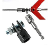 Adattatore a forbice da 1/2" a cricchetto in acciaio al cromo vanadio (A | Alta capacità di carico, resistente all'usura, materiale durevole, complemento ideale per strumenti di bordo