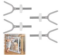 Adattatore a forma di Y per neonati, viti a pressione per asilo, viti a pressione M10, viti di ricambio per estensione della griglia di protezione per scale, porta di casa, bianco, 4 pezzi