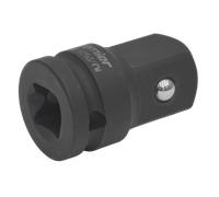 Adattatore a Impatto 1.3cmSq Drive Femmina - 1.9cmSq Uomo - Sealey AK5402 Nuovo