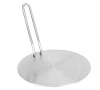 Adattatore a induzione, 22 cm, diffusore di calore, adattatore a disco, piastra di diffusione di calore, in acciaio inossidabile, convertitore a gas, fornello a induzione per fornelli a gas (22 cm)