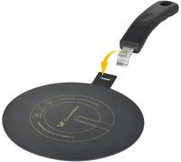 Adattatore a Induzione Da 20 Cm, Manico Isolato Rimovibile, Non Cambia Colore D