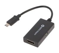 Adattatore A-MHL-003 HDMI femmina, USB B micro femmina, connettore micro...