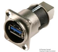Adattatore A Montaggio Pannello Feedthrough Reversibile USB 3.0 A B