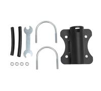 Adattatore a palo satellitare Adattatore in acciaio inossidabile Antenne da esterno per bullone U bastone per morsetto per bulloni per V2 per Kit Internet Satellite