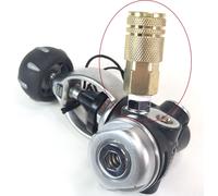 Adattatore A Quick Disconnect Da 1/4" Per Scuba Dive 1° Stadio Strumento Aria