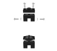 Adattatore a sfera da 1 pollice con fori per amplificatori da 22 mm a barra compatibile con dispositivi Action cam cam in bici funziona con le custodie in stile SP Connect(Type 2)