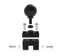Adattatore a sfera da 1 pollice con fori per amplificatori da 22 mm a barra compatibile con dispositivi Action cam cam in bici funziona con le custodie in stile SP Connect(Type 6)