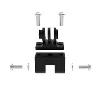 Adattatore a sfera da 1 pollice con fori per amplificatori da 22 mm a barra compatibile con dispositivi Action cam cam in bici funziona con le custodie in stile SP Connect(Type 4)