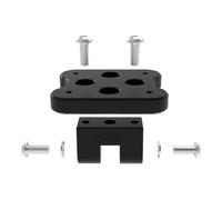 Adattatore a sfera da 1 pollice con fori per amplificatori da 22 mm a barra compatibile con dispositivi Action cam cam in bici funziona con le custodie in stile SP Connect(Type 1)