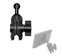 Adattatore a sfera da 25 mm a 17 mm per supporti RAM, braccio a doppio supporto, Garmin 17 mm, modello di montaggio a sfera rotante di montaggio GPS (braccio doppio socket: lungo 6 cm)