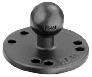 Adattatore a sfera su Superficie piana RAM Mount base rotonda RAM-B-202U NAUTICO
