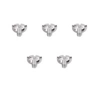 Adattatore a sgancio rapido a vite per fotocamera in metallo a forma di D da 1/4 3/8 di pollice per treppiedi Supporto per fotografia stabilizzato resistente a sgancio rapido D anelli vite