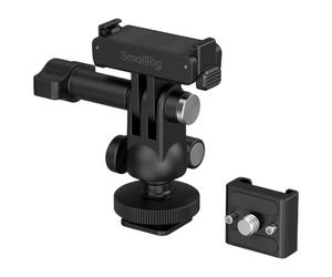 Adattatore a sgancio rapido SmallRig 6396 con cold shoe mount e mini testa a sfera per DJI Osmo Action 6 / Nano