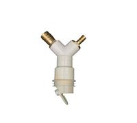 Adattatore a T for scarico lavatrice-asciugatrice, raccordo for tubo di scarico a quattro vie con valvola di ritegno antiodore(B)