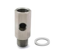 Adattatore a T per manometro sensore pressione olio 1/8NPT Para, M16*1.5 Sensore livello olio motore