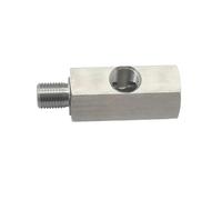 Adattatore A T Per Sensore Pressione Olio M10x1 0mm Da Maschio A Femmina | Para 1 linea alimentazione turbo Para fori laterali 8NPT