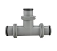 Adattatore a T per tubi, accoppiamento polimerico rigido, linea di | Facile da installare giunto diritto di ricambio raccordi T Joint per tubo dell'acqua pompa filtro a sabbia per pompe