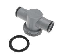 Adattatore a T per tubo da piscina - 10,9 x 5 x 5 cm Connettore robusto | Divisore per pompa filtro circolazione | Ricambio Manutenzione Pulizia Scarico | Alta Resistenza ABS | Ottimizzazione Sys