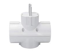 Adattatore a tre lati, adattatore a cubo portatile 3 in 1 con spina multipla per casa o viaggi di lavoro.