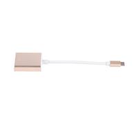 Adattatore a VGA Multiporta Compatto Ad Alta velocità per 12 Pollici Plug & Play Custodia in Alluminio Oro (GOLD)