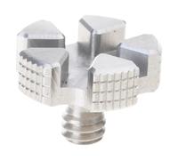 Adattatore A Vite 1/4 Per Telecamere DSLR Garantisce Un Collegamento Sicuro Con Treppiedi E Supporti Per La Vite Filo Standard D'argento Fotografico