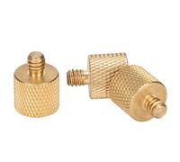 Adattatore a Vite, Adattatore per Supporto per Microfono Antiruggine Resistente in Rame da 3 Pezzi per Treppiede per Fotocamera