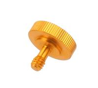 Adattatore a vite maschio-femmina da 1/4" for treppiede, attacco a slitta, supporto flash tipo L for fotocamere reflex. Confezione da 5(5pcs gold)