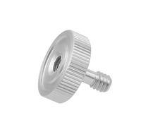 Adattatore a vite maschio-femmina da 1/4" for treppiede, attacco a slitta, supporto flash tipo L for fotocamere reflex. Confezione da 5(5pcs silver)