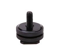 Adattatore a vite Staffa per treppiede Supporto a slitta Supporto professionale per treppiede Vite Connettore Hot Cold Shoe per fotocamera Studio accessorio