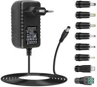 Adattatore AC-DC 24V 1A Alimentatore AC220V Da 230V a DC24V Con 8 Adattatori per