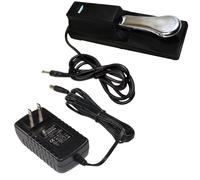 Adattatore AC + Sostenere Pedale Per Casio CTK451 CTK471 CTK481 CTK2000 CTK2100
