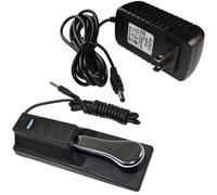 Adattatore AC + Sostenere Pedale Per Casio LK-160 LK-165 LK-240 LK-247 LK-280