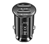 Adattatore Accendisigari USB, 24W/4.8A Caricatore USB Auto 2 Porte Presa USB Auto 12-24V USB Accendisigari Auto Presa Accendisigari USB Carica Cellulare per Auto per iPhone, iPad Air, Samsung, Xiaomi
