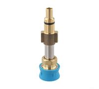 Adattatore ad alta pressione d'ottone 1/4 di pollice del connettore rapido, giunto blu del sindacato della manica per Karcher per l'interfaccia di Leroy, per il pezzo di ricambio dell'ugello per il
