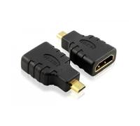 Adattatore ad alta velocità da Micro HDMI tipo D a HDMI tipo A - Adattatore per collegare tablet Lenovo ThinkPad 10 a TV, HDTV, LCD, Plasma, monitor con porta HDMI, supporta 3D, 4K, 1440p, 1080p
