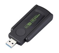 Adattatore ad alta velocità - USB 3.0 Wireless Dongle 1300Mbps, scheda di rete a banda | Ricevitore antenna ad alto guadagno con segnale forte per computer, PC, laptop, streaming,