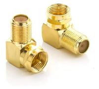 Adattatore ad angolo di 90, confezione da 5 pezzi, adattatore angolato per cavo coassiale RG6, facile da installare e smontare, connettore SMA di