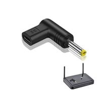 Adattatore ad angolo di tipo C | 9V 90 gradi USB femmina a connettore maschio CC | Connettore universale per dispositivo di ricarica USB di tipo C